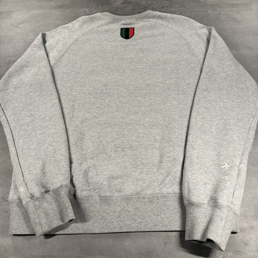 Vintage Nike Crewneck Sweatshirt Medium Gray Battle Kobe Bryant XXIV‎ Distress - Picture 3 of 13